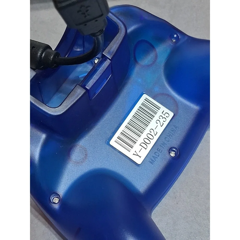 Classic Retro 64 N64 Classic Wired USB Controller Gamepads for PC BLUE